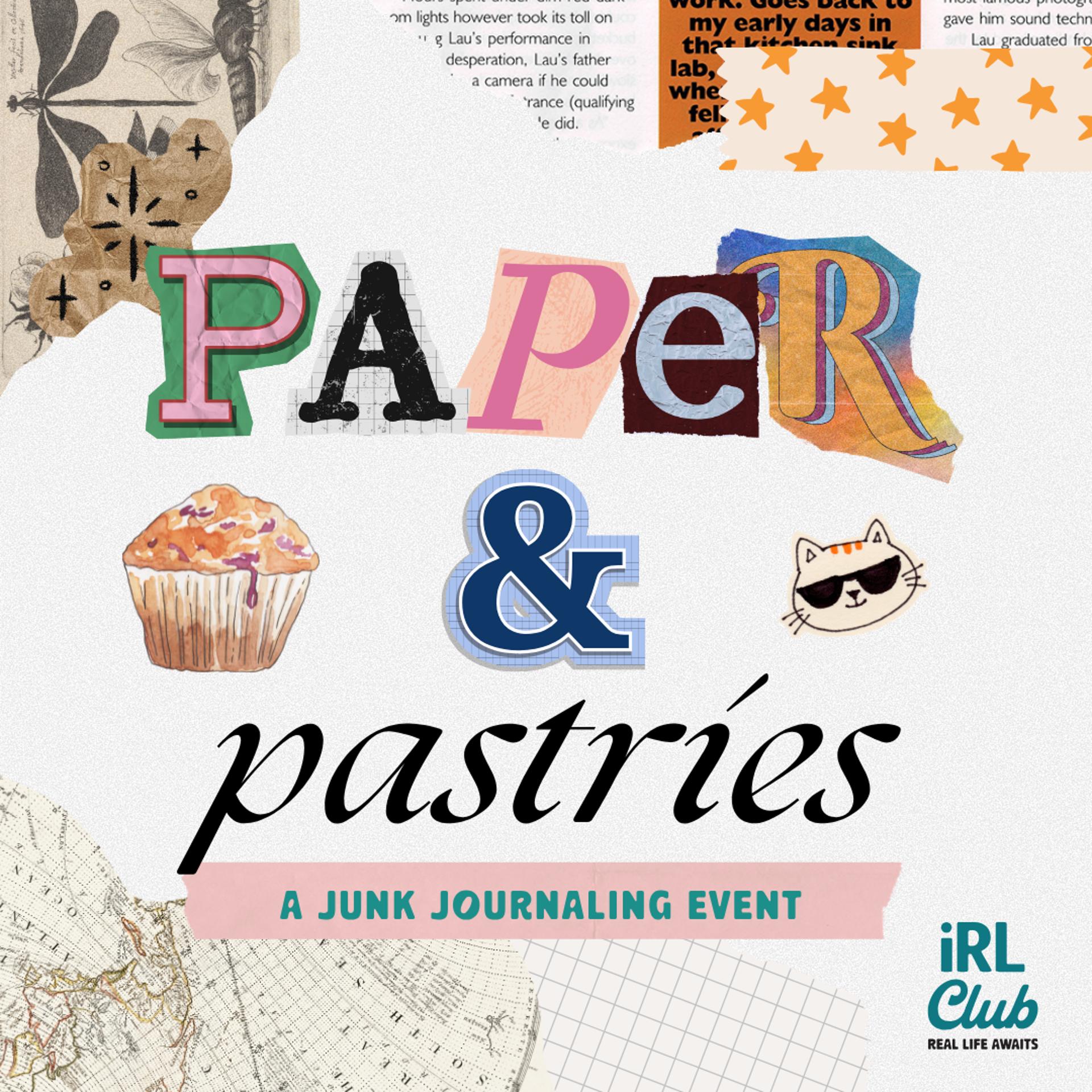 Event image for โ๏ธ Paper & Pastries: A Junk Journaling Social